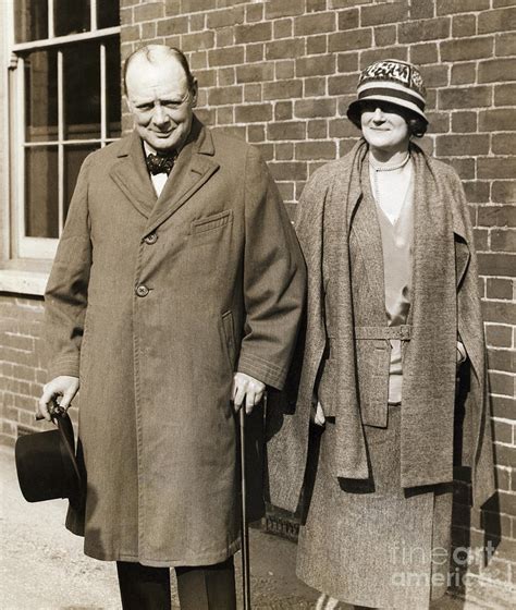 churchill and his wife